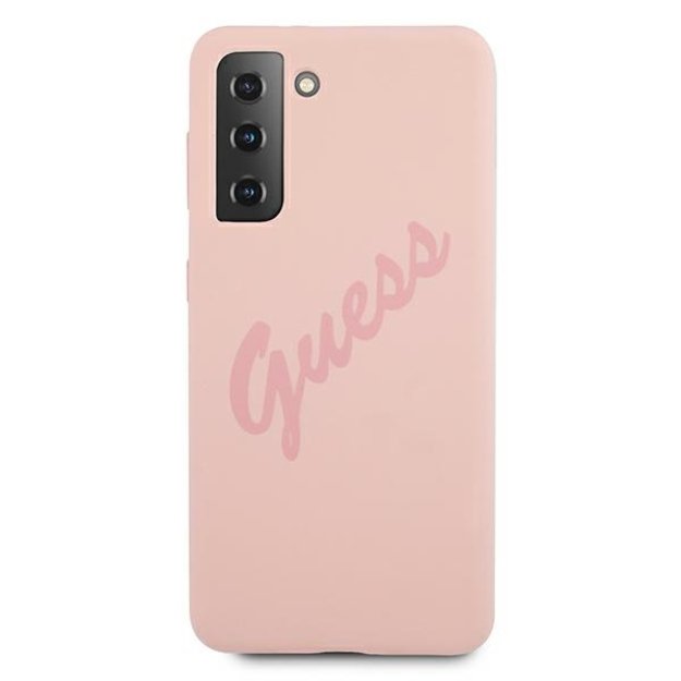 Guess GUHCS21MLSVSPI S21+ G996 pink/pink hardcase Script Vintage 2