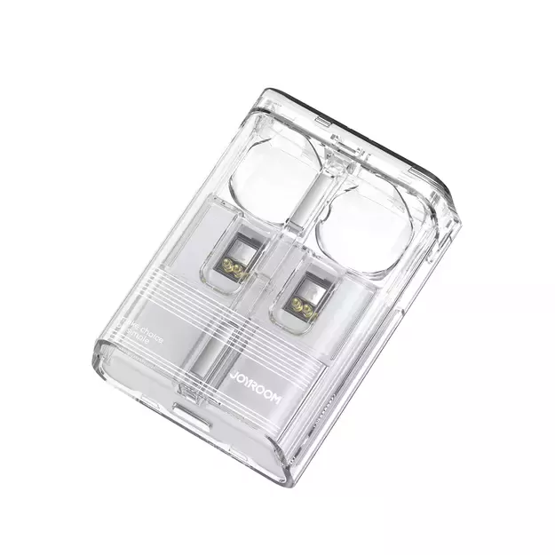 TWS Joyroom JR-TC1 IceLens Series wireless headphones with LED lights - white 6