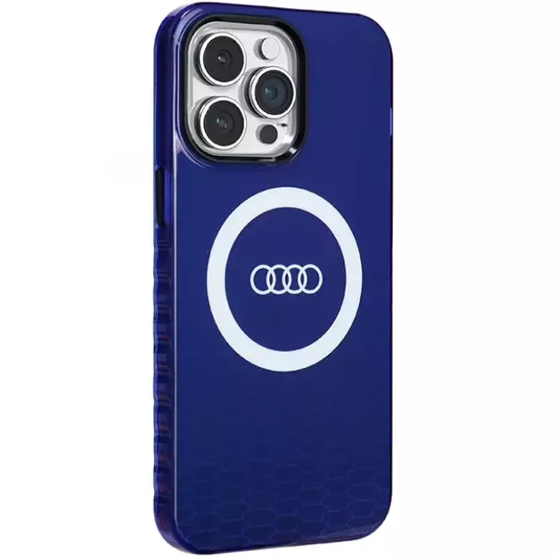 Audi IML Big Logo MagSafe case for iPhone 14 Pro Max - blue 5