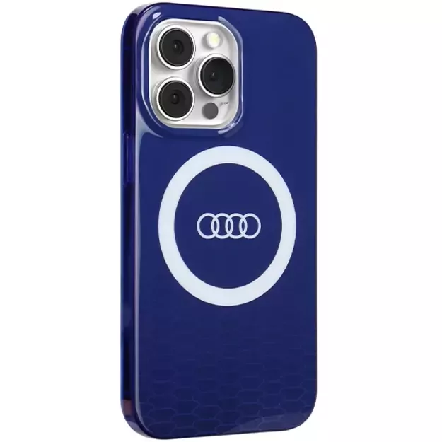 Audi IML Big Logo MagSafe case for iPhone 13 Pro / 13 - blue 2