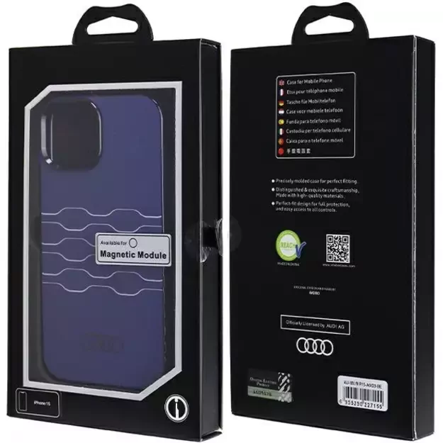 Audi IML MagSafe case for iPhone 15 / 14 / 13 - blue 6