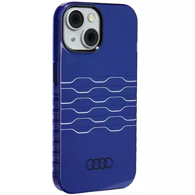 Audi IML MagSafe case for iPhone 15 / 14 / 13 - blue 5