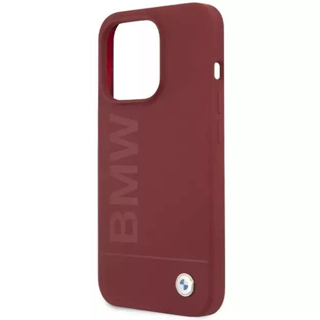 BMW Silicone Big Logo MagSafe case for iPhone 15 Pro - red 5