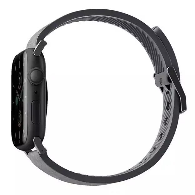 Uniq Straden Leather Hybrid Strap for Apple Watch 1/2/3/4/5/6/7/8/SE/SE2/Ultra 42/44/45/49mm - Gray 1