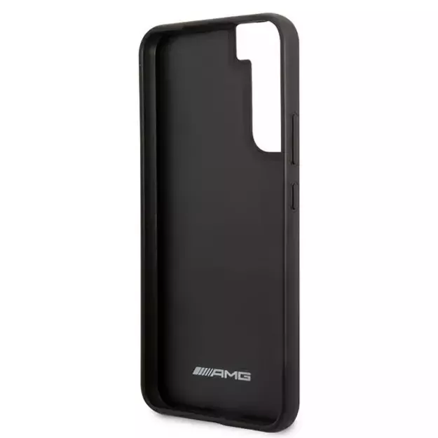 AMG AMHCS22MGSEBK S22+ S906 czarny/black hardcase Leather Debossed Lines 13