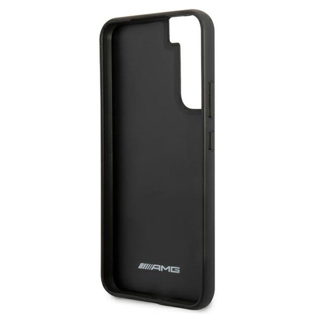 AMG AMHCS22MGSEBK S22+ S906 czarny/black hardcase Leather Debossed Lines 6