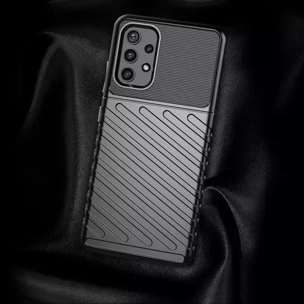 Thunder Case Flexible Tough Rugged Cover TPU Case for Samsung Galaxy A32 5G blue 19