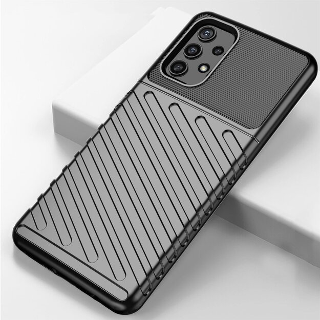 Thunder Case Flexible Tough Rugged Cover TPU Case for Samsung Galaxy A32 5G blue 15