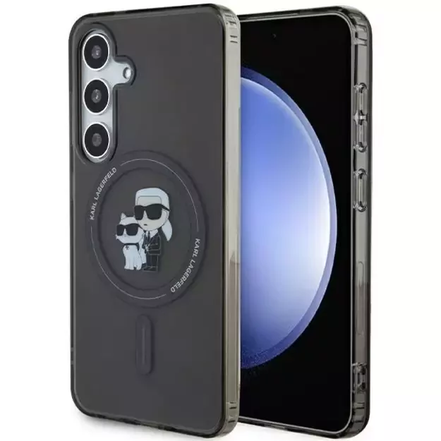 Karl Lagerfeld IML Karl&amp Choupette MagSafe case for Samsung Galaxy S24 - black