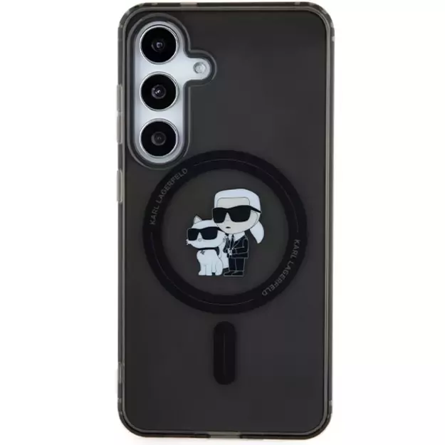 Karl Lagerfeld IML Karl&amp Choupette MagSafe case for Samsung Galaxy S24 - black 2