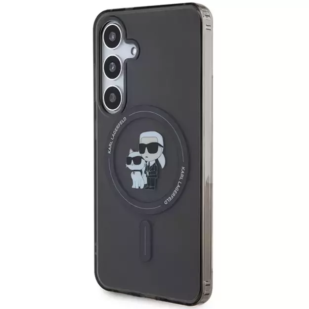 Karl Lagerfeld IML Karl&amp Choupette MagSafe case for Samsung Galaxy S24 - black 1