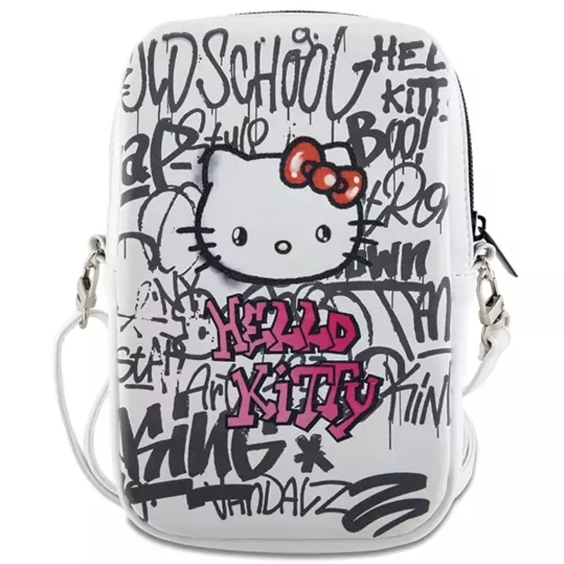 Hello Kitty Graffiti Kitty Head bag - white 1
