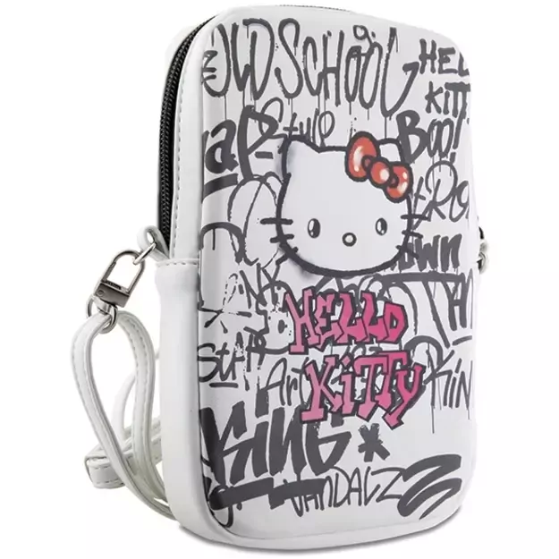 Hello Kitty Graffiti Kitty Head bag - white 2