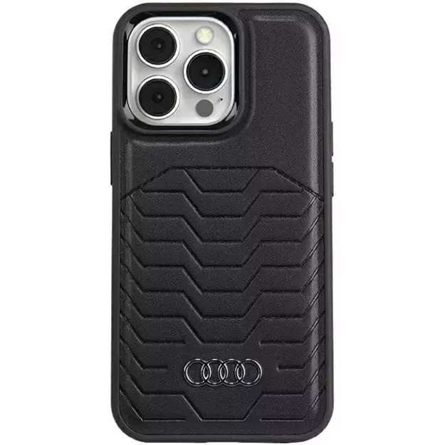 Audi Synthetic Leather case with MagSafe for iPhone 13 Pro / 13 - black