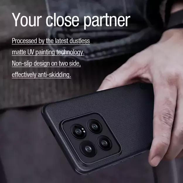 Nillkin Super Frosted Shield Pro Magnetic Case for Xiaomi 14 - black 32