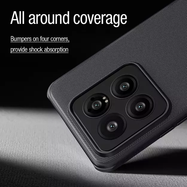 Nillkin Super Frosted Shield Pro Magnetic Case for Xiaomi 14 - black 3