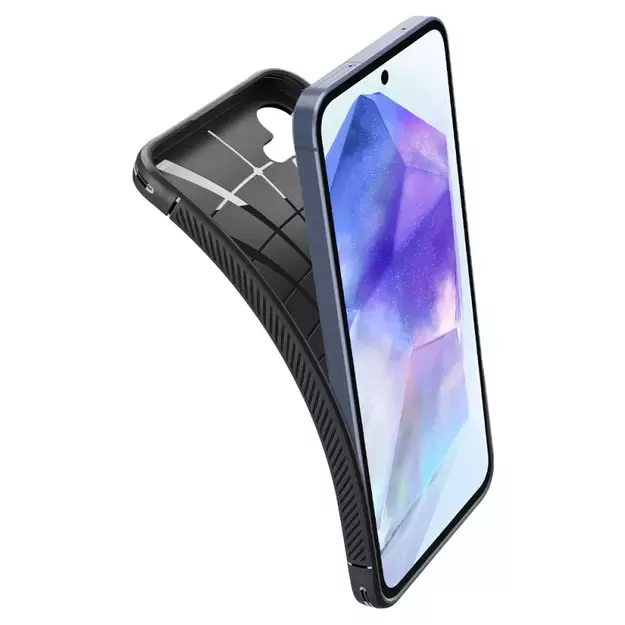 Spigen Rugged Armor Case for Samsung Galaxy A55 5G - Matte Black 6
