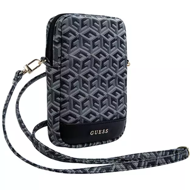 Guess Zip GCube Bottom Stripe phone bag - black 6
