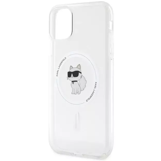Karl Lagerfeld IML Choupette MagSafe case for iPhone 11 / Xr - transparent 1