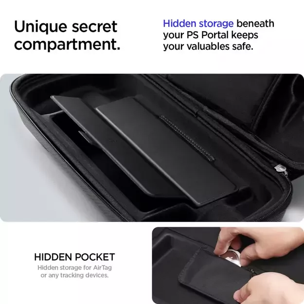 Spigen Rugged Armor Pro Case for Sony Playstation Portal - Black 15