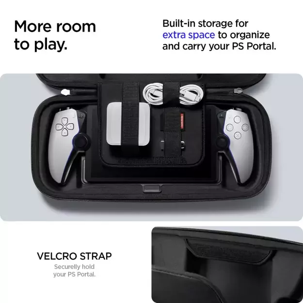 Spigen Rugged Armor Pro Case for Sony Playstation Portal - Black 14