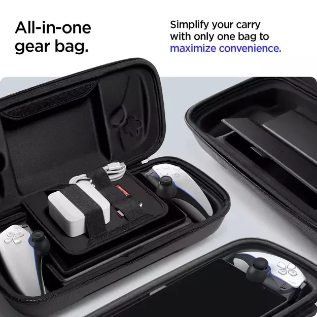 Spigen Rugged Armor Pro Case for Sony Playstation Portal - Black 18