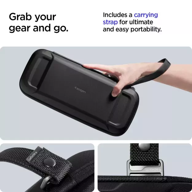 Spigen Rugged Armor Pro Case for Sony Playstation Portal - Black 17