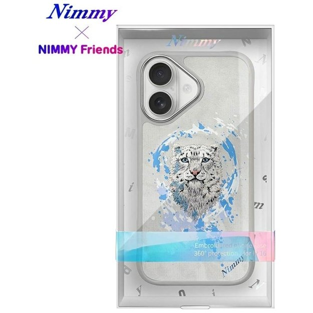 Nimmy Pantera MagSafe case for iPhone 16 - light gray 14