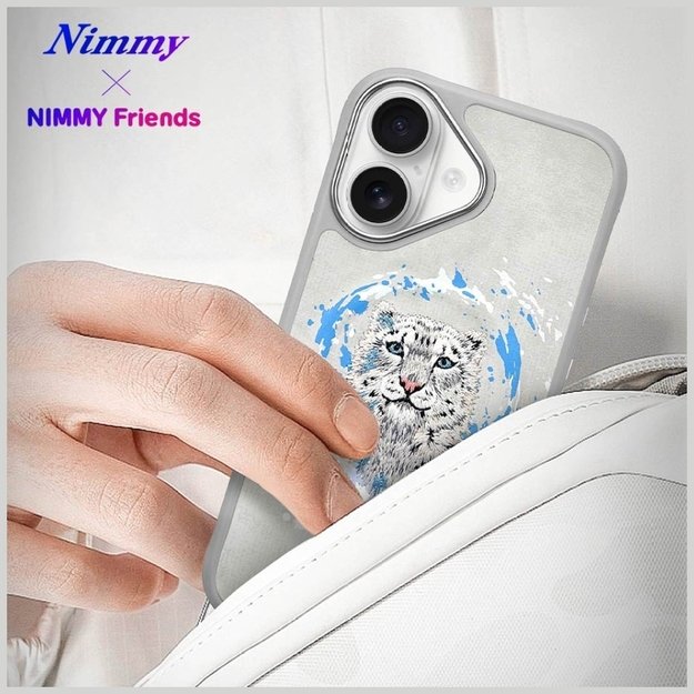 Nimmy Pantera MagSafe case for iPhone 16 - light gray 13