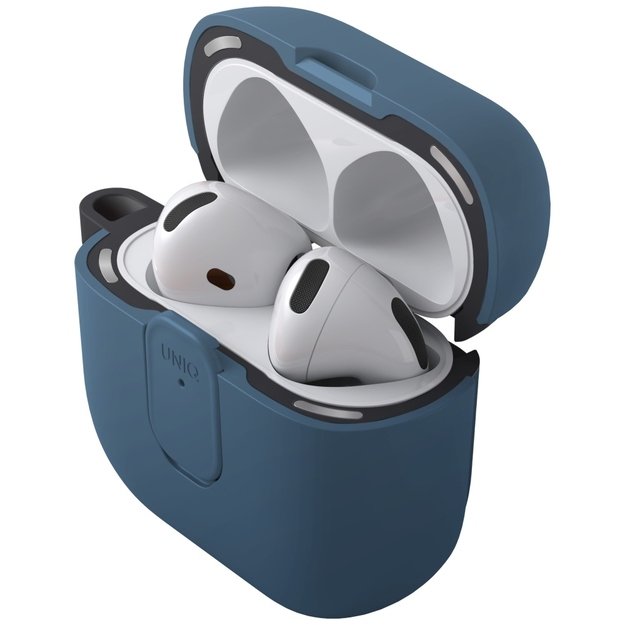 Uniq Clyde Lock Case for AirPods 4 - Blue 1
