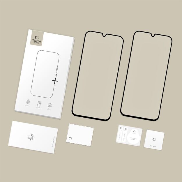 Tech-Protect Glass Fit+ 2-pack tempered glass for Samsung Galaxy A16 4G / 5G / A26 5G / A17 4G / 5G - black 6