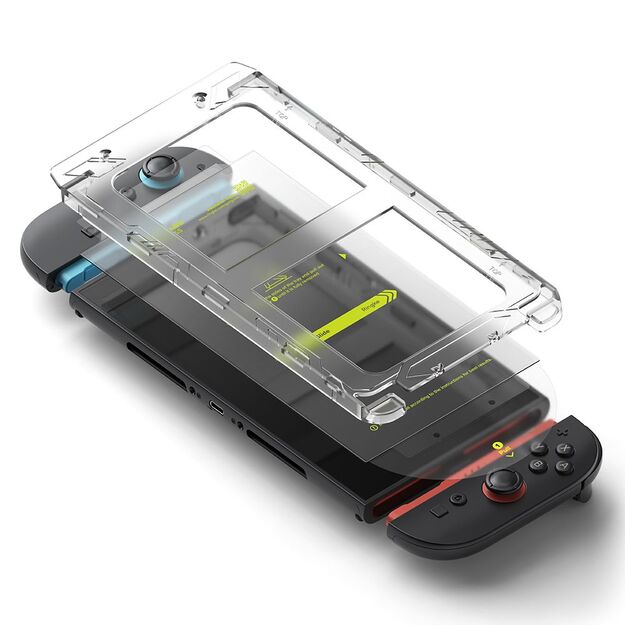 Ringke Easy Slide 2-pack Tempered Glass for Nintendo Switch 2 - Transparent 2