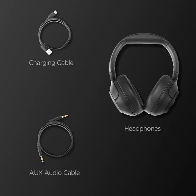 Spigen SA2403 ANC Pro Wireless Headphones - Black 9