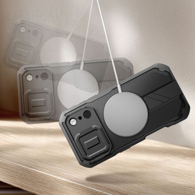 Tech-Protect Kevlar MagSafe case for iPhone 17 Pro - black 7