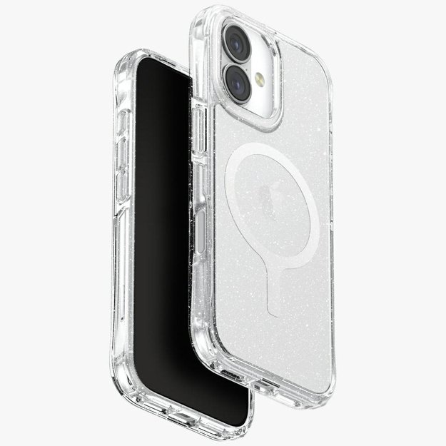 Uniq LifePro Xtreme Magclick Charging Case for iPhone 17 - Transparent-Glitter
