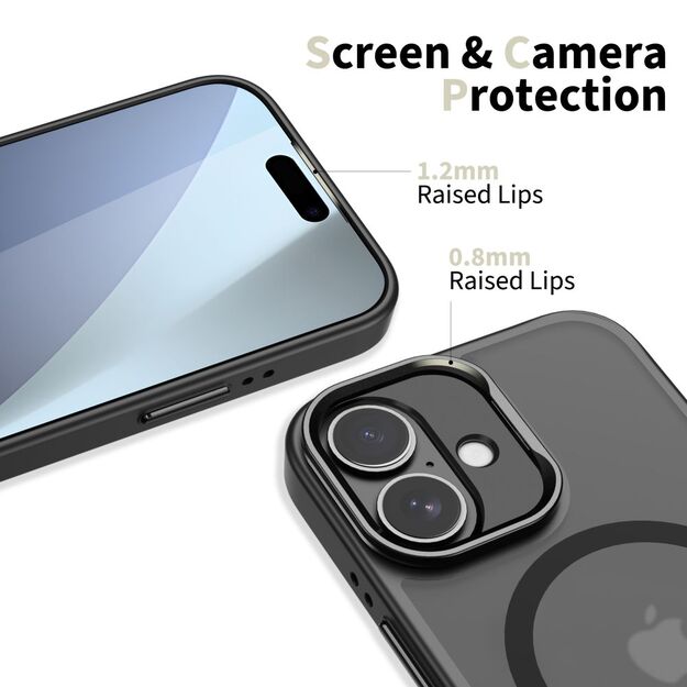 Tech-Protect MagStand MagSafe case for iPhone 17 - matte black 2
