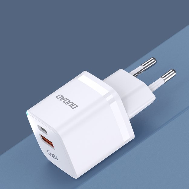 Wall charger GaN 33W PPS USB C/USB Dudao A13Pro - white 5