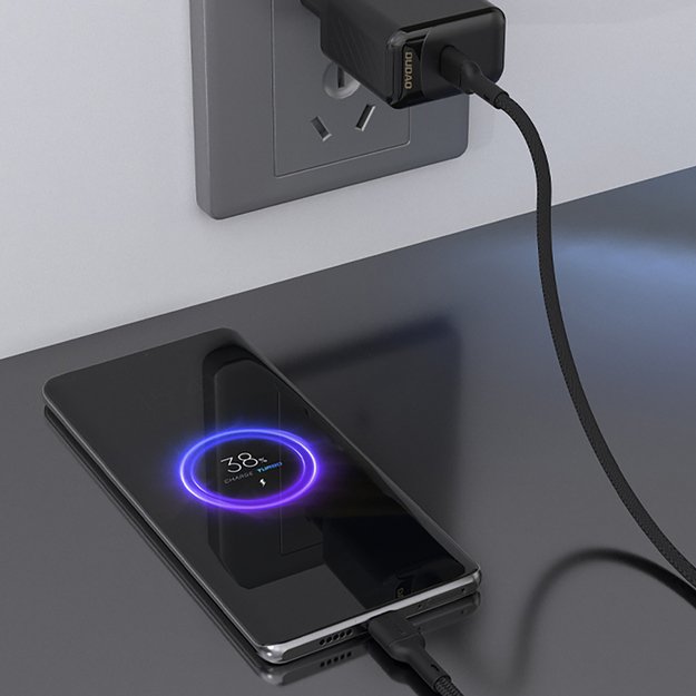 Dudao L9C 65W USB-C - USB-C 2m Cable - Black 6