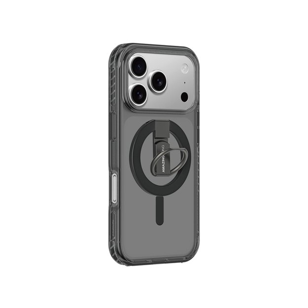 AmazingThing Titan Pro Grip Ring Set Case for iPhone 17 Pro Compatible with MagSafe - Black 1