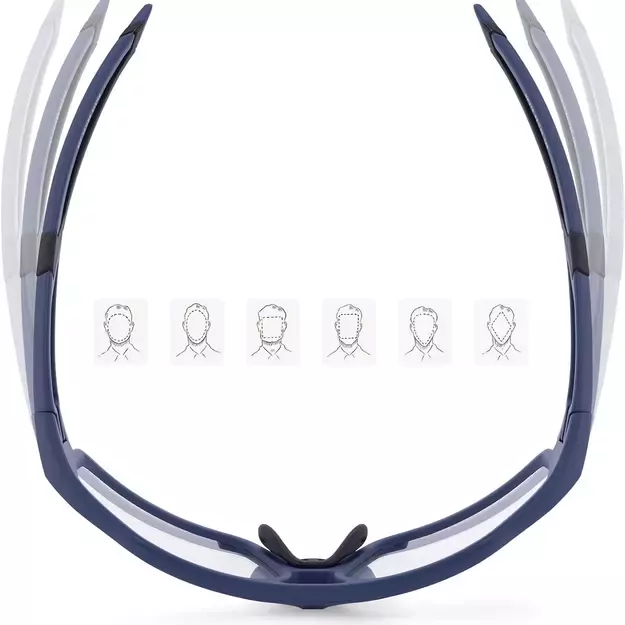 Rockbros SP216BL photochromic UV400 cycling glasses - blue 2