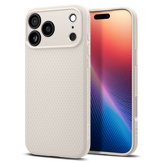Spigen Liquid Air case for iPhone 17 Pro - titanium