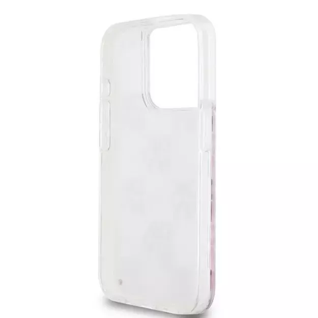 Etui DKNY Liquid Glitter Multilogo na iPhone 15 Pro - różowe 10