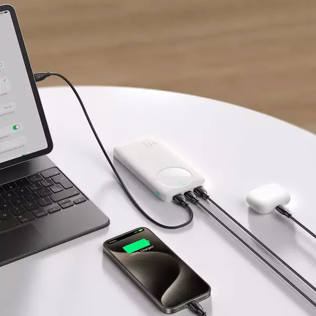 Powerbank Joyroom JR-PBF12 10000mAh 2.4A 2x USB-A 1x USB-C - white 22