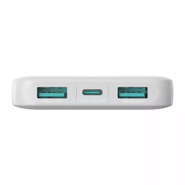 Powerbank Joyroom JR-PBF12 10000mAh 2.4A 2x USB-A 1x USB-C - white 18