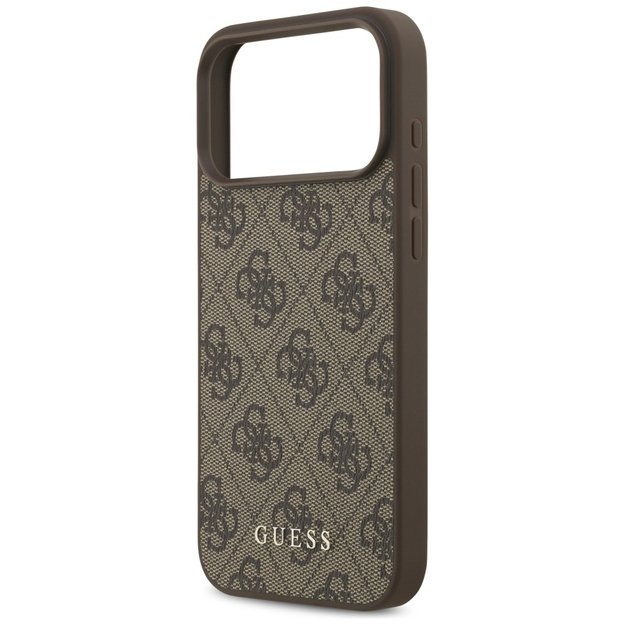 Guess 4G Classic Case for iPhone 17 Pro Max - Brown 5
