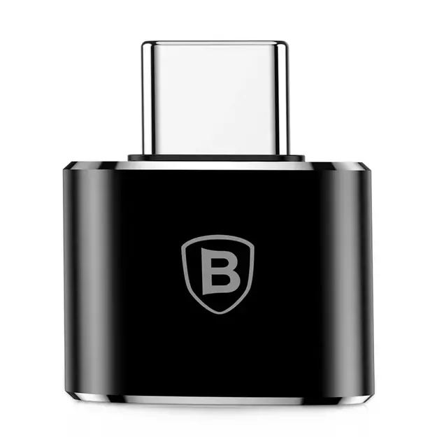 Baseus Mini USB-A to USB-C OTG adapter - black 3