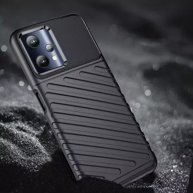 Thunder Case flexible armored cover Realme 9 Pro black 4