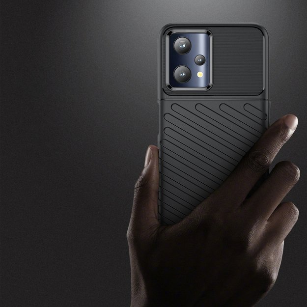 Thunder Case flexible armored cover Realme 9 Pro black 9