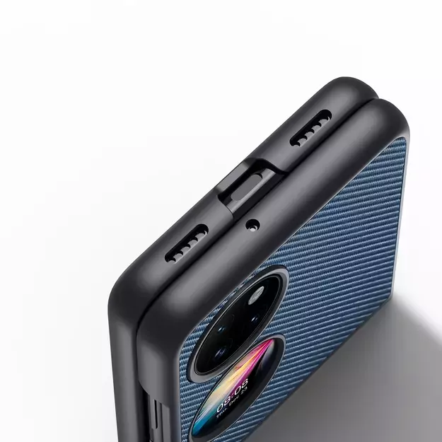 Dux Ducis Fino case is made of nylon material Huawei P50 Pocket blue 5