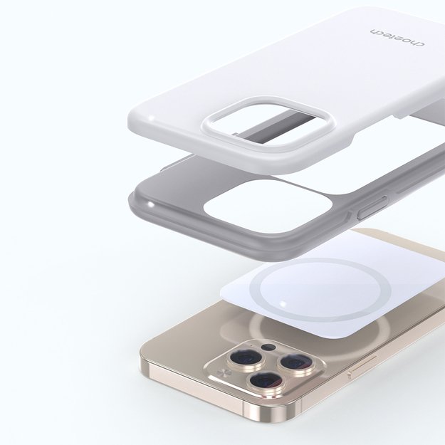 Choetech MFM Anti-drop case Made For MagSafe for iPhone 13 Pro white (PC0113-MFM-WH) 10